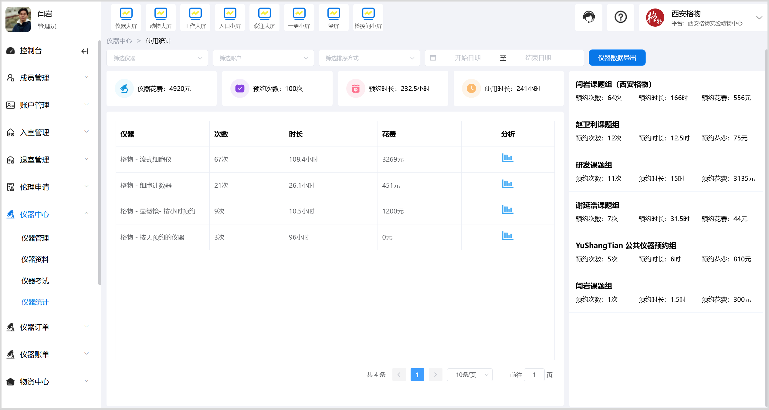 實(shí)驗(yàn)室管理軟件系統(tǒng)